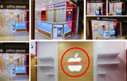 ออกแบบ ผลิต และติดตั้งร้าน : ร้าน  Apple Phone @ Big C กำแพงเพชร